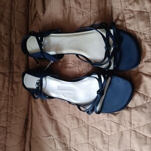Elegant Black Strappy Women's Sandals
